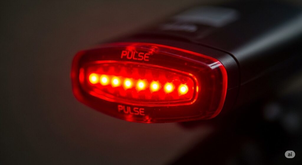 自転車のテールライトの点滅がうざい!迷惑?道交法違反?