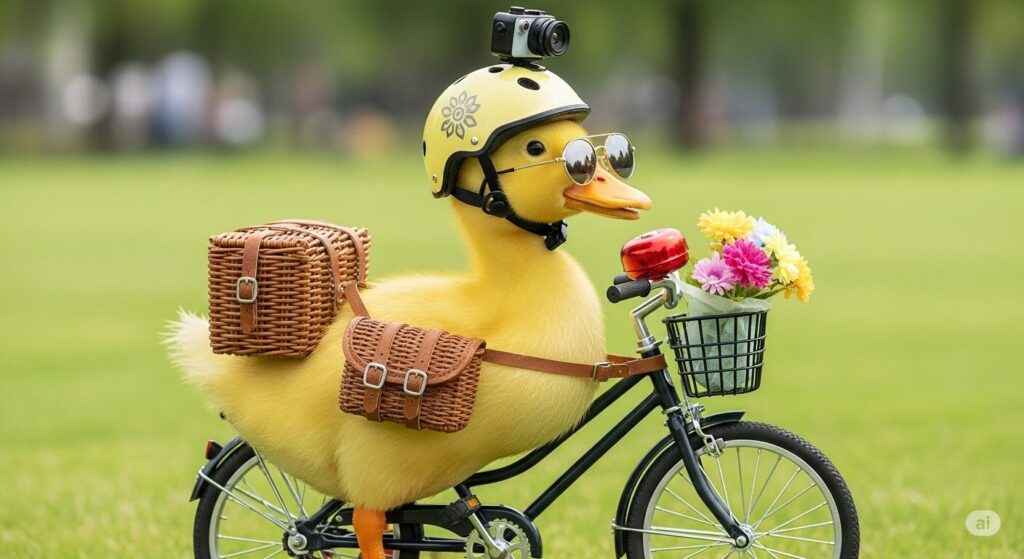 自転車のアヒルのサングラスの付け方!選び方から注意点まで
