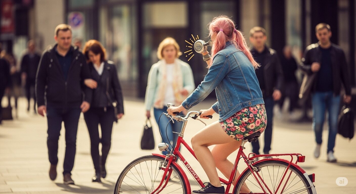 自転車のベルを鳴らしても歩行者がどかない！どうすればいい？