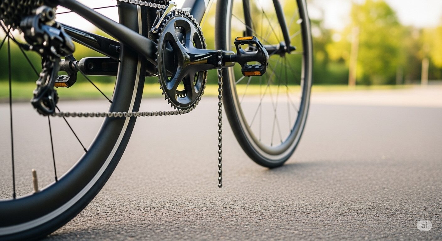 自転車の後ろのチェーンが外れた！応急処置と簡単な直し方