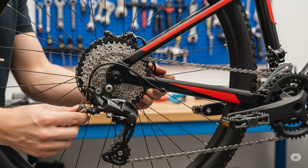 自転車のギアが変わらないときに考えられる原因