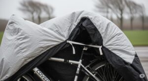 100均グッズで自転車カバーの風飛び防止！対策と選び方