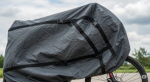 100均グッズで自転車カバーの風飛び防止！対策と選び方