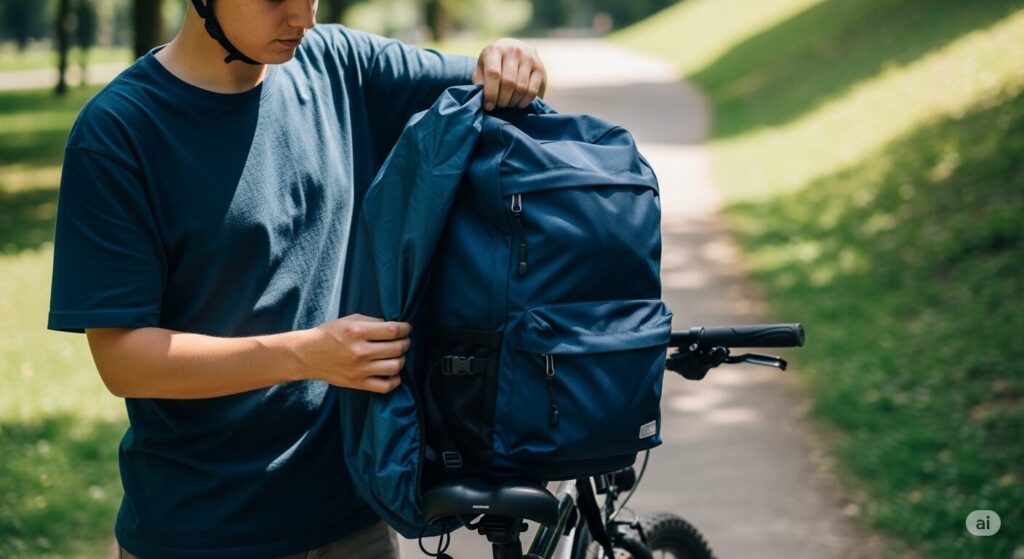 雨の日の自転車、荷物どうしてる?濡らさず快適移動の秘訣