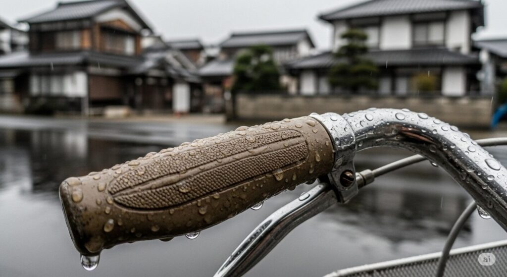 自転車のグリップがベタベタになる原因とは?