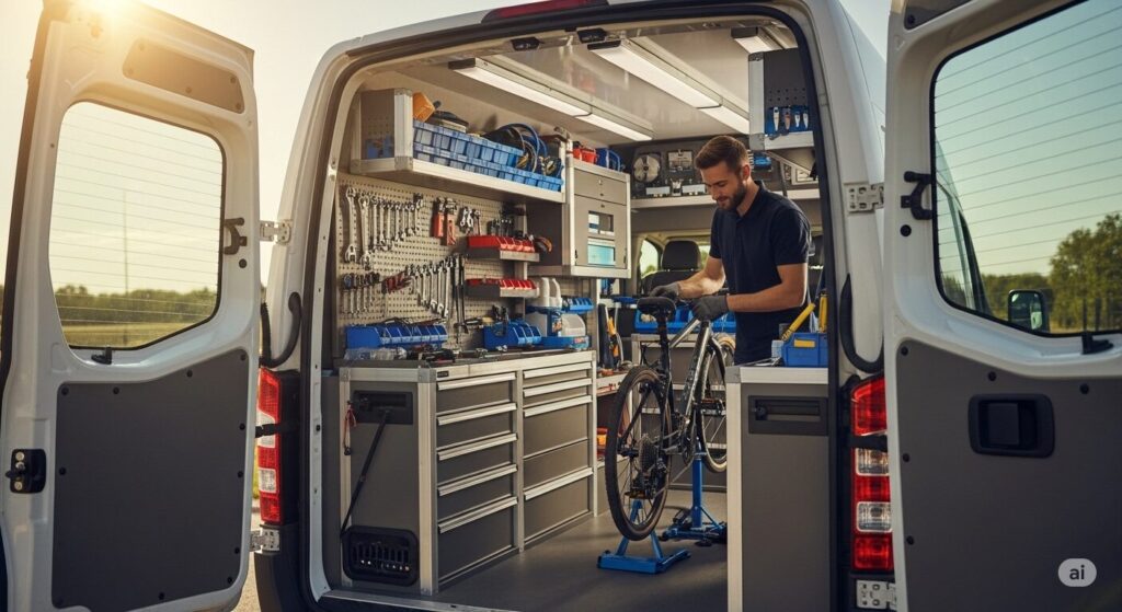 自転車のパンク修理の時間と出張料金の目安