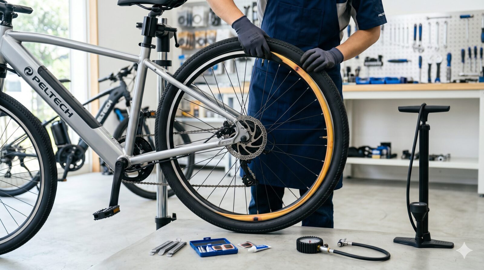 ペルテック 電動自転車 パンク修理