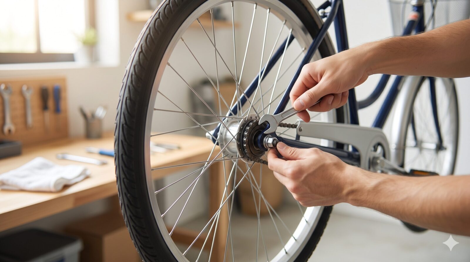 自転車 後 輪 ガタガタ 直し 方