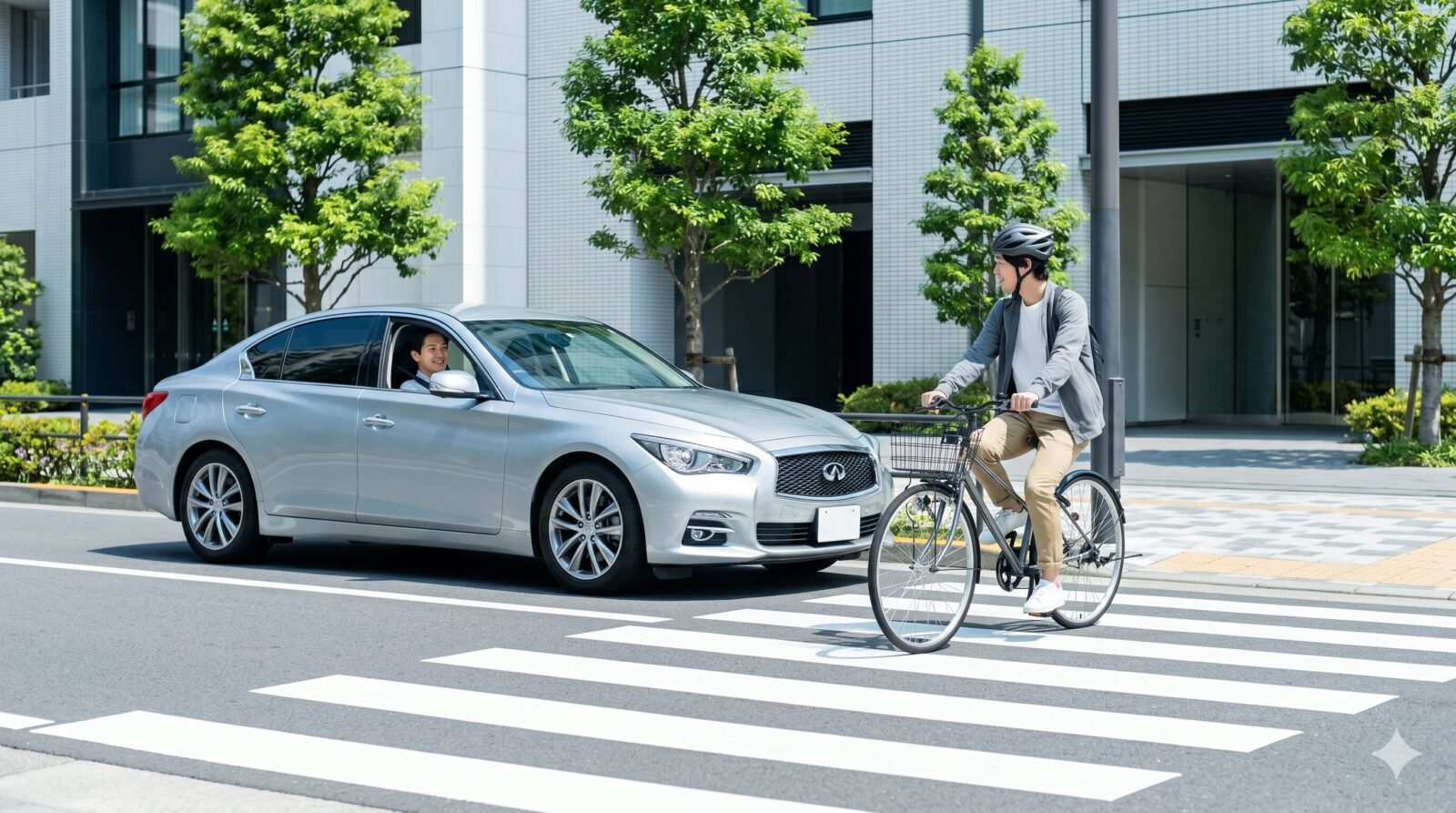 横断歩道 自転車 車 どっちが優先 知恵袋
