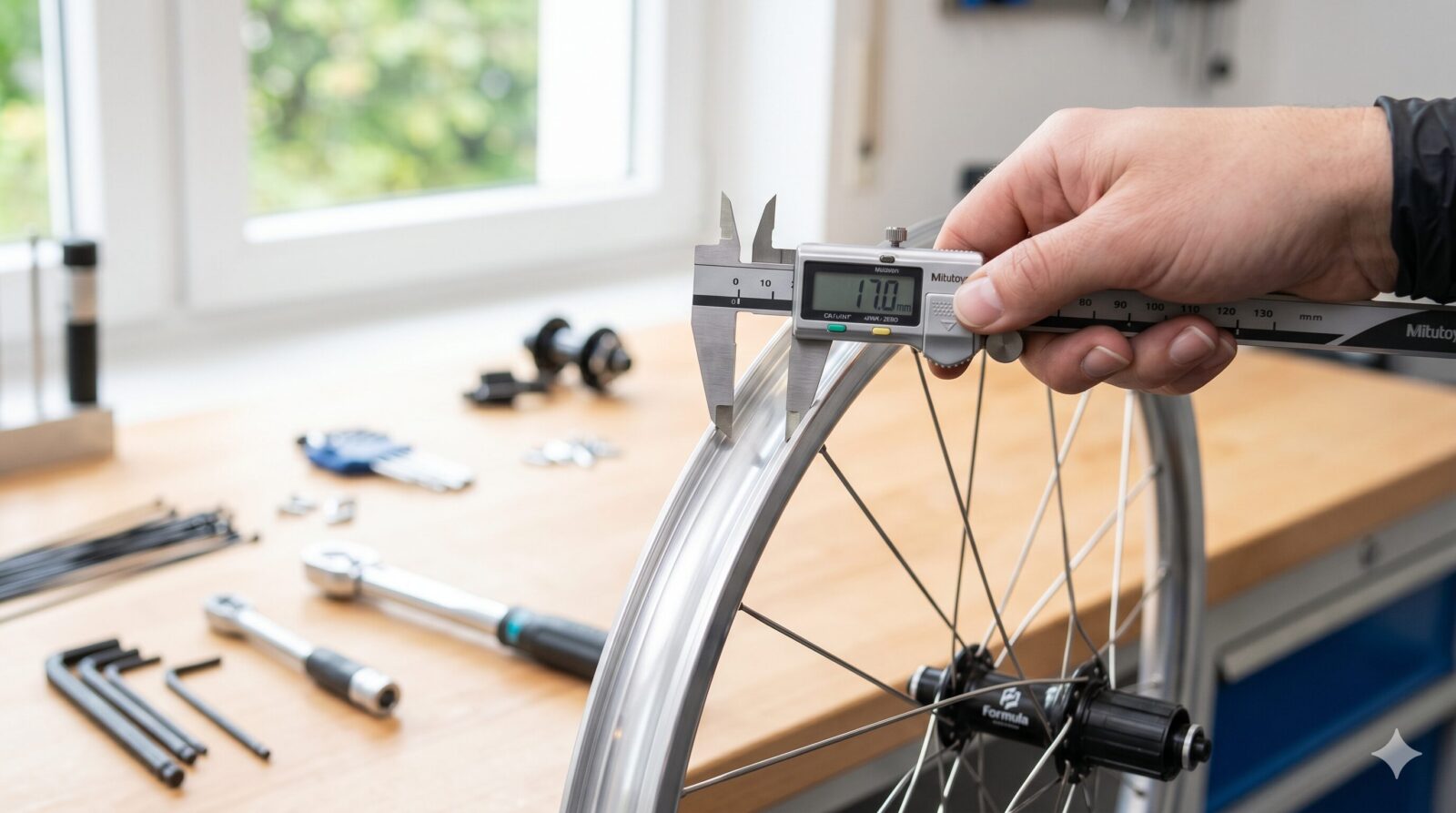 自転車 リム幅 調べ 方