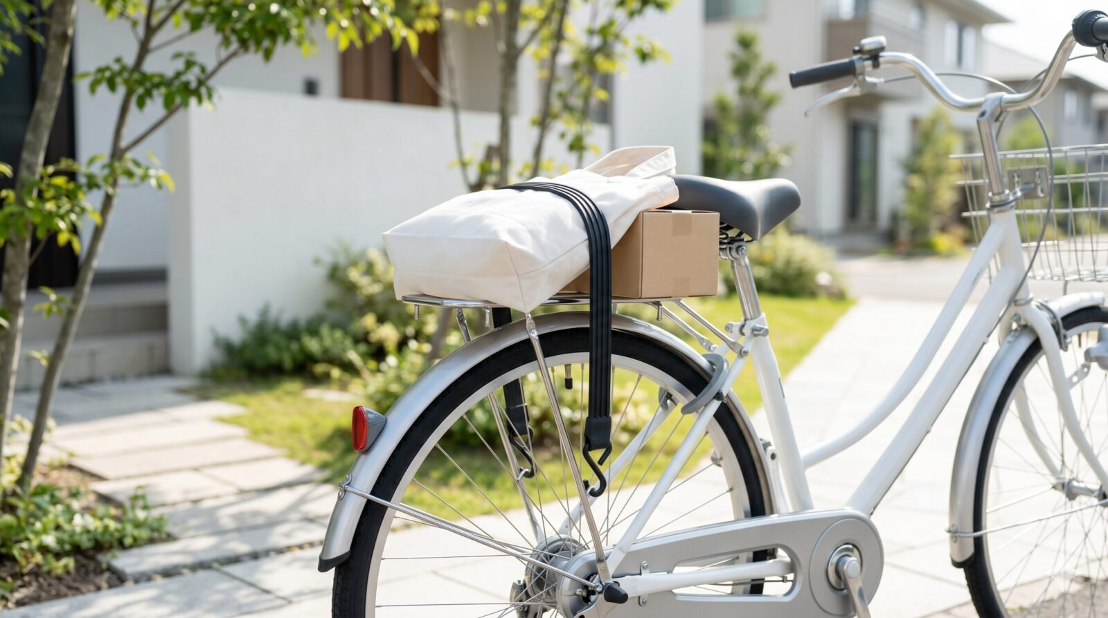 自転車 荷台 ゴム 付け方
