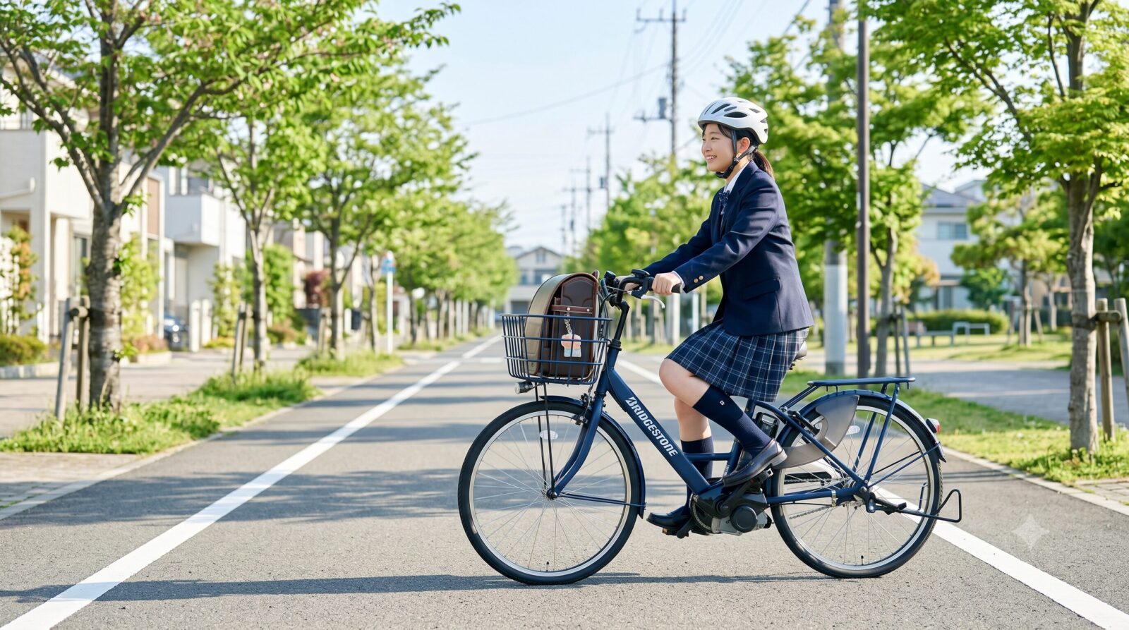 ブリヂストン 電動自転車 通学