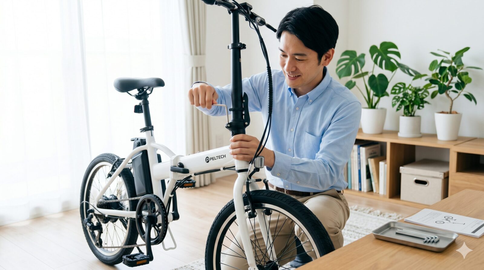 ペルテック 電動自転車 組み立て方