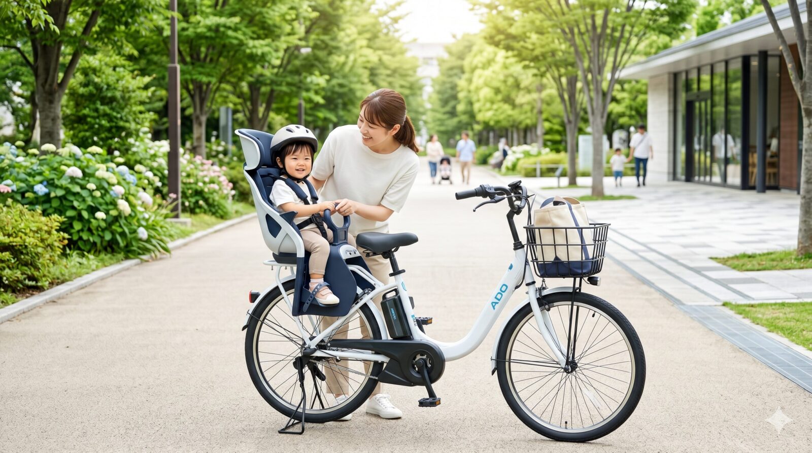 ADO 電動自転車 子供乗せ